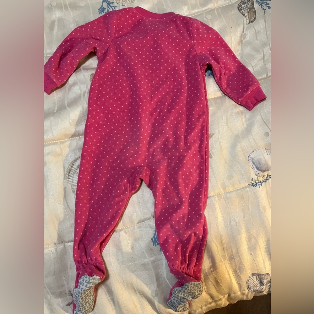 Carters Size 18 Months Zippered Footed Sleepers, Bundle of Three - Picture 3 of 7